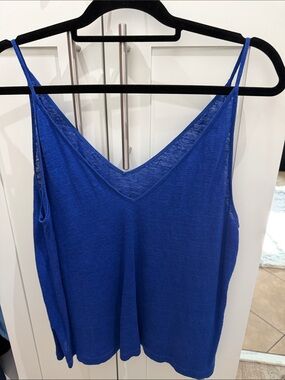 LOFT Royal Blue V-Neck Camisole